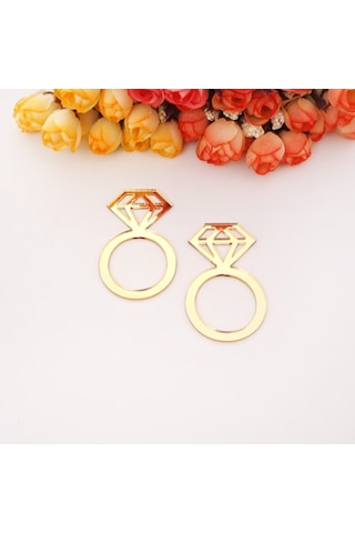 Elmas Peçete Halkaları Düğün Nişan Vb. Yemek Masası Dekorasyon İçin