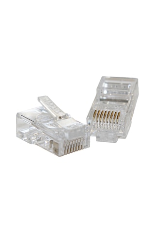 Rj45 Cat5 Cat6 8p8c Konnektör 100 Adet
