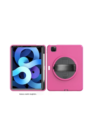 Newface İpad Uyumlu Pro 11 2018 Kılıf Hand Strap Tablet Kılıfı Glblseme - 29 - Pembe