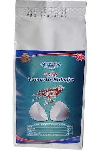 Beautiful Food Yumurta Kabuğu Kuşlar İçin Kalsiyum 1 Kg %100 Doğal Kalsiyum