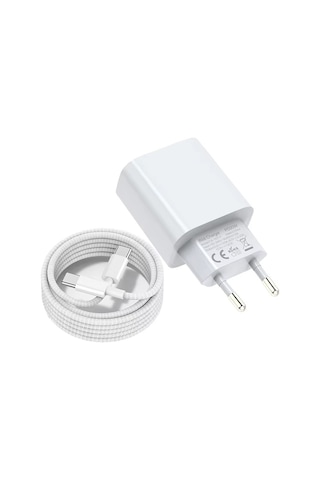 20w Hızlı Şarj Aleti Seti Kablo Ve Başlık Type-c Ultra Hızlı Akım Korumalı Şarj Aleti