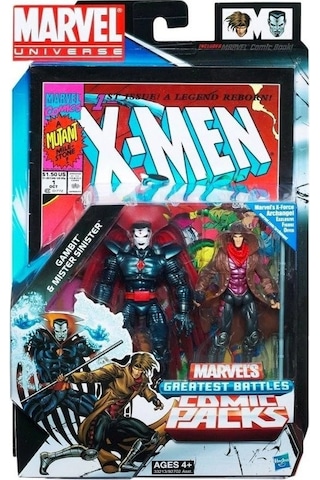 Marvel Universe X-men Gambit & Mister Sinister - 9 Cm