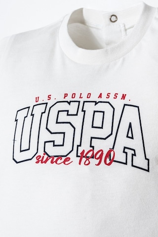U.s. Polo Assn. Erkek Bebek Beyaz Şort Takım Usb2873-c-v2 Beyaz