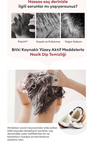 Hassas Saç Derisi İçin Nazik Bakım Sağlayan Şampuan Mılk Baobab Sensitive Shampoo Damask Rose Tüm Saç Tipleri