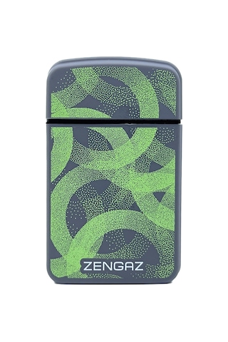 Zengaz Cool Tasarım Jet Alev Çakmak - Neon Pulse Gri