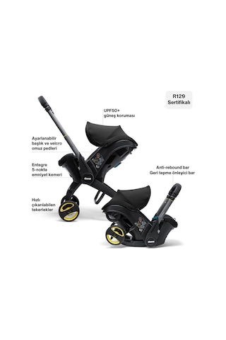 Doona İ Bebek Arabasına Dönüşen Tekerlekli Gr 0 Ana Kucağı Oto Koltuğu