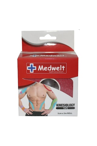 Medwelt Kinesio Bandı Kinesio Tape Kırmızı