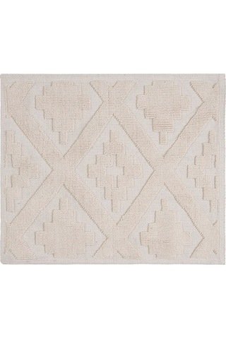 Evidea Soft Nil 2'li Banyo Paspası - Ekru - 60x100 Cm + 50x60 Cm Ekru