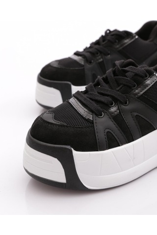 Dgn Sp191 Kadin Sneaker Ayakkabi Siyah