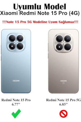 Xiaomi Redmi Note 15 Pro 4g Kılıf Kamera Çıkıntılı Mat Magsafe Wireless Şarj Destekli Renkli Yumuşak Kenarlı Hassas Butonlu Kapak Siyah