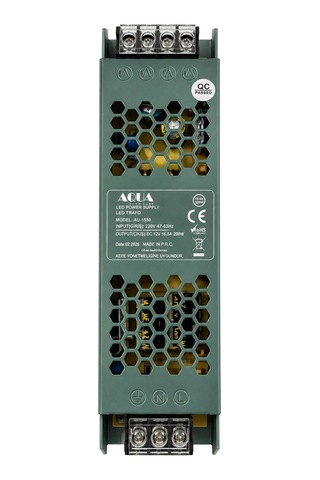 1 Adet Edson Aqua Au 1550 Süper Slim 16,5a Led Trafosu 12v 200w