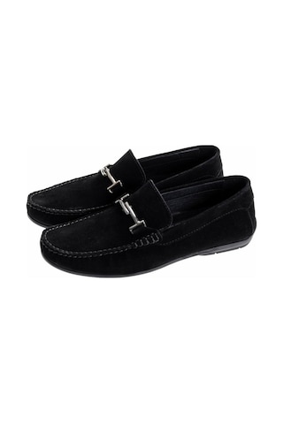 King Paolo King Shoes 3210 Siyah Süet Erkek Ayakkabı
