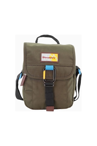 Discovery Icon Rfıd Korumalı Flap Over Utility 2.8l Kapasiteli Unisex Omuz Çantası Haki 1