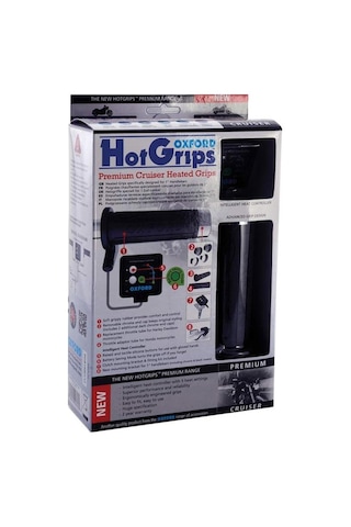 Oxford Motosiklet Hotgrips Premium Cruiser V8 Anahtarli Elcik Isitma El800 1 Adet