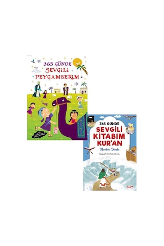 365 Günde Sevgili Peygamberim Ve 365 Günde Sevgili Kitabım Kuran Set Timaş Çocuk