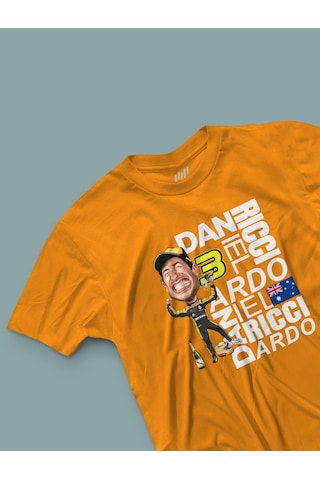 Fnbx Daniel Ricciardo Style T-shirt Turuncu