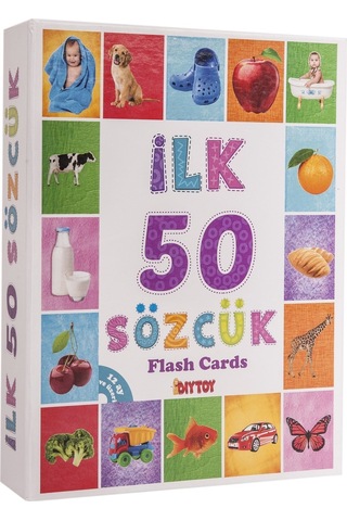 İlk 50 Sözcük Kart Bebekler İçin Öğrenme Konuşma Yardımcı Flash C