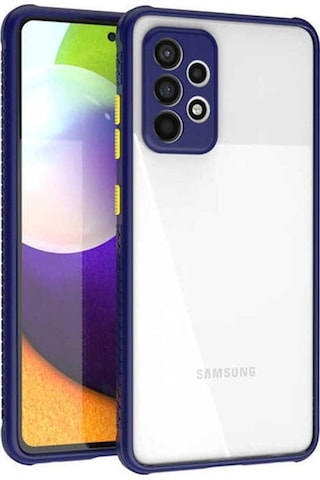 Galaxy Uyumlu A52 Kılıf Zore Kaff Kapak Lacivert
