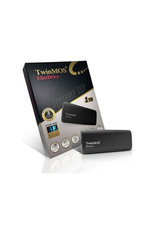 TWINMOS EXTERNAL SSD 1TB USB3.2/TYPE-C SIYAH HARICI SSD PSSDGGBM