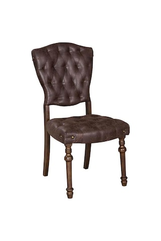 Evdema Vitale Cool Ahşap Sandalye Kahverengi Ms.Set23-S