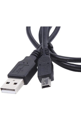 0.5 Metre Mini Usb 5 Pin Erkek To Usb-a 2.0 Erkek Data & Şarj Kablosu 50 CM