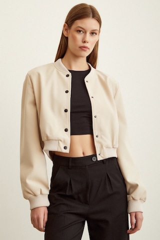 Never More Astarlı Çıt Çıtlı Mont Bej