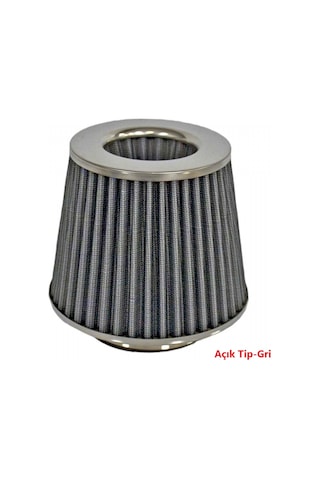 Carub Performans Ses Ve Hp Arttırıcı Açık Hava Filtresi Gri Açık