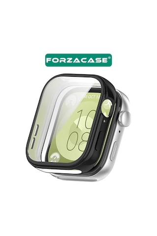 Forzacase Huawei Watch Fit 4 Pro İle Uyumlu Önü Kapalı Ekran Korumalı Silikon Kılıf - Fc010