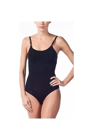 Mıss Fıt 1916 Dikişsiz Ince Askılı Korsajlı Body