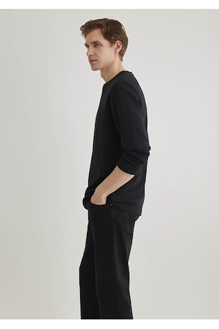 Mavi Siyah Erkek Sweatshirt M064622-21842 Siyah