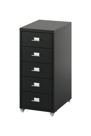 Ikea Helmer Keson, Siyah, 28x65 Cm