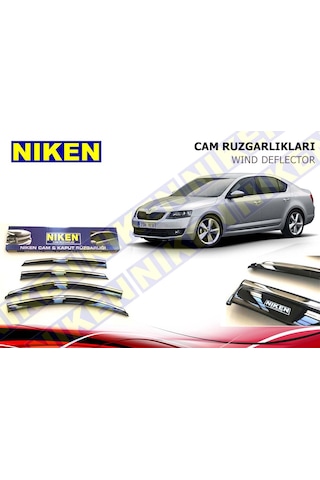 Skoda Octavia Kromlu Cam Rüzgarlığı Niken 2015-2016-2017-2018