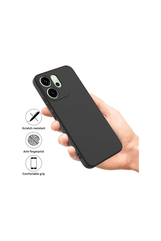 Oppo Reno 14 5g Uyumlu Silikon Kılıf - Kamera Korumalı Esnek Pastel Renk Kapak - Gri Gri