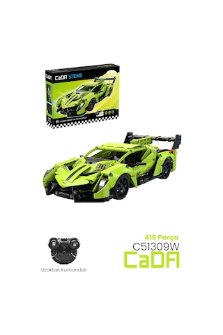 Cada Uzaktan Kumandalı Phantom Spor Araba 416 Parça Oyuncak Yapım Seti Blok Araba Ff-c51309w