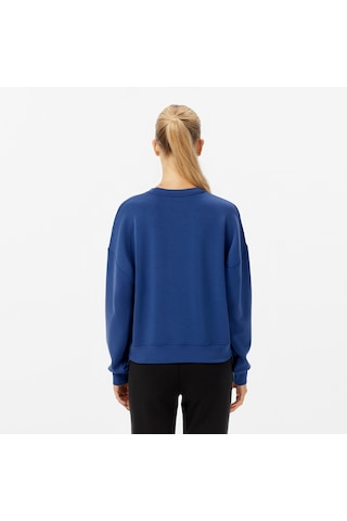 Nautica Kadın Mavi Regular Fit Sweatshirt Düz 47k101t Mavi