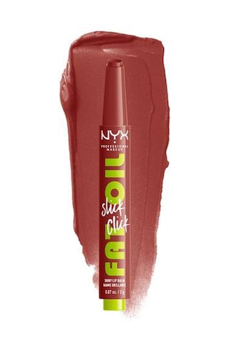 NYX Professional Makeup Fat Oil Slick Click Parlatıcı ve Nemlendirici Dudak Balmı 03 No Filter Needed