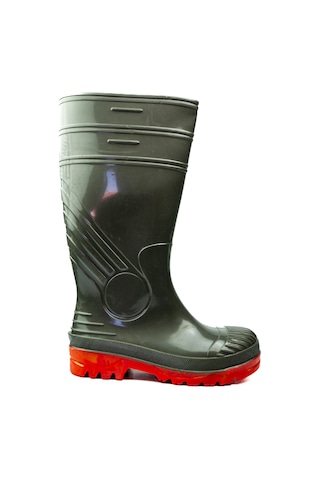 Babalı 2027 Doğan Haki Uzun Kadın İş Çizmesi 36 Cm Siyah