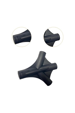 Dolıty Çadır Kutupu Konnektörü Doğrudan 19mm-9.5mm-11mm Siyah