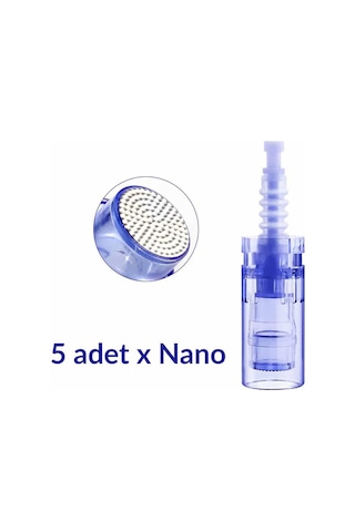 ADANİL DR. PEN NANO ROUND DERMAPEN İĞNESİ ORİJİNAL DERMAPEN İĞNE KARTUŞU SOKETLİ 5 ADET