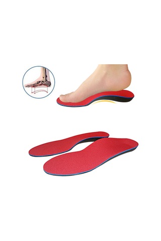 Wezone Eva Materyal Yüksek Ayak Yaylı Desteği Topuk İç Çevirme Dış Çevirme Xo Bacak Düz Ayak Tamiri Kadın Erkek İç Katman 38-40 Numara