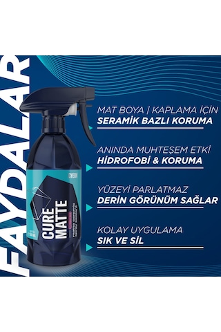 Gyeon Q²m Cure Matte Redefined Mat Boyalı Ppf Kaplı Araçlara Özel