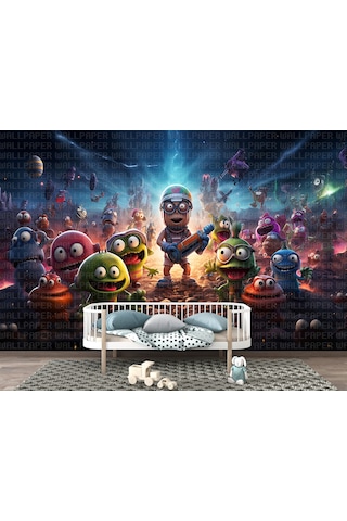 3d Macera Çocuk Odası Poster Duvar Kağıdı