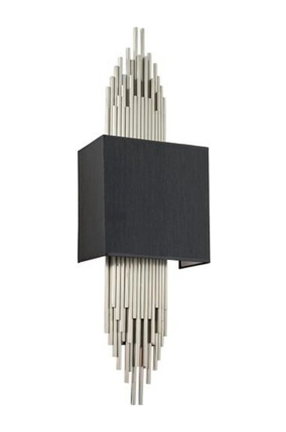 Lampaluce Straordinario Modern Tasarım Metal Ve Kumaş Aplik 65cm Krom Renkli