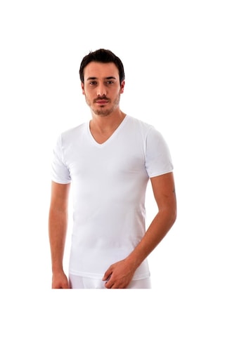Tutku 0107 Erkek V Yaka Fanila Atlet 6'Lı