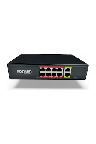 Uranıum Poe-g8002-96w 8 Port Gıgabıt + 2 Port Gıgabıt Rj45 Uplınk Poe Swıtch Realtek Chıpset 61026226
