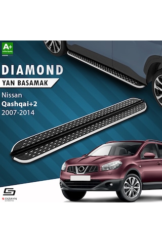 S-dizayn Nissan Qashqai +2 Diamond Krom Yan Basamak 183 Cm 2007-2014