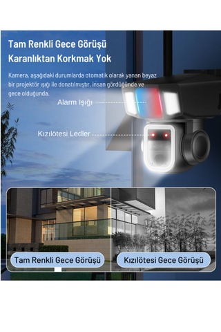 Bester 4g Simkartlı Solar Güneş Panelli Kamera Yüksek Çözünürlük