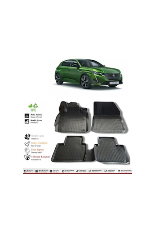 Peugeot 308 2023 Model 4d Havuzlu Paspas