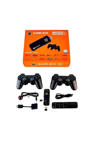 Ultratekno 5G 8K Ultra HD 64 GB Tv Box + Game Box + Android TV + Oyun Konsolu (İthalatçı Garantili)