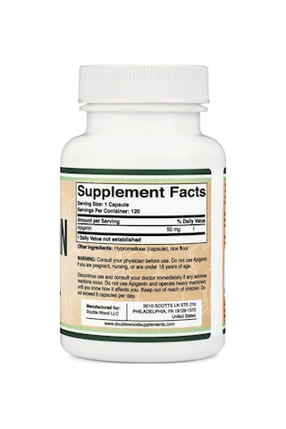 Double Wood Apigenin 50mg 120 Capsul Usa 4139